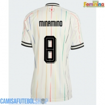 Camisa de time de futebol Japão Takumi Minamino #8 Replicas 2º Equipamento Feminina Mundo 2026 Manga Curta